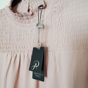 Pink High Neck Blouse